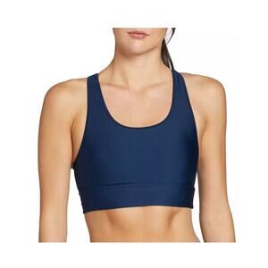 DSG Women’s XS Cross back Compression Sports Bra Navy Blue Msrp $25